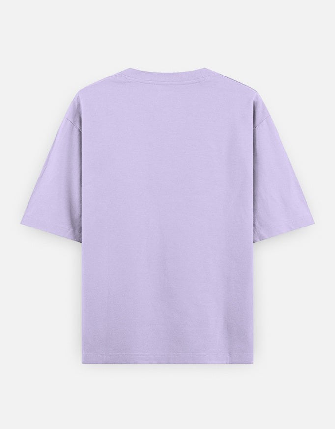 No Cap Co BIG DAWG V2 oversized t-shirt in light purple. 100% cotton, heavyweight, breathable, unisex fit with dropped sleeves.
