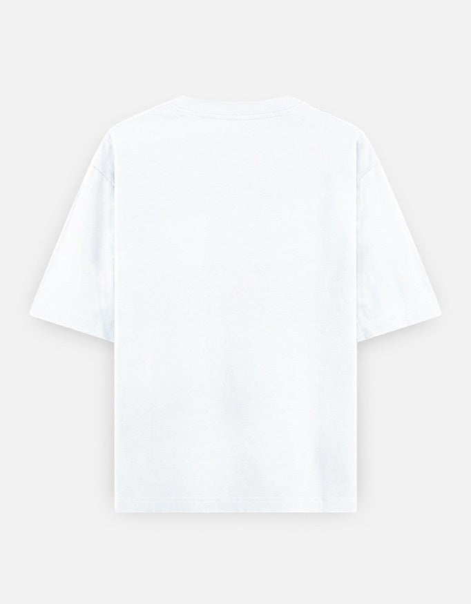No Cap Co ZORO Oversized Classic T-Shirt in white, 100% cotton with a heavyweight 240 GSM fabric and unisex oversized fit.