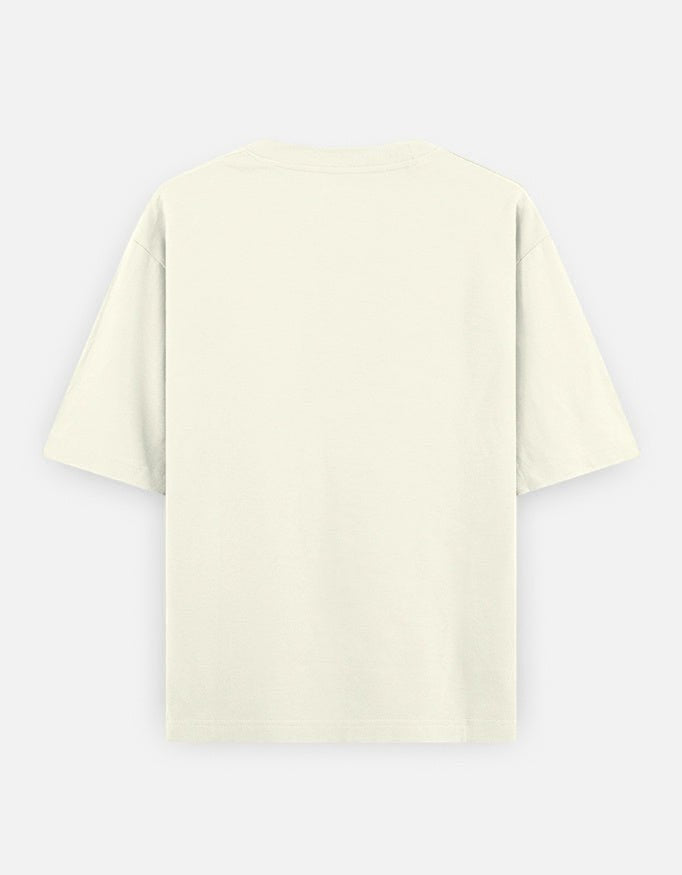 No Cap Co ZORO oversized classic t-shirt in cream, made from 100% cotton with a heavyweight 240 GSM fabric.